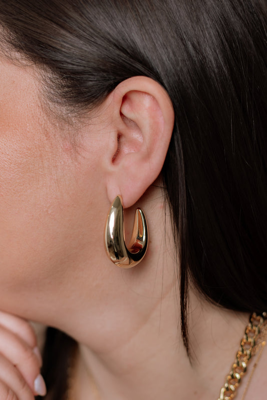 Aro grueso en forma de media luna