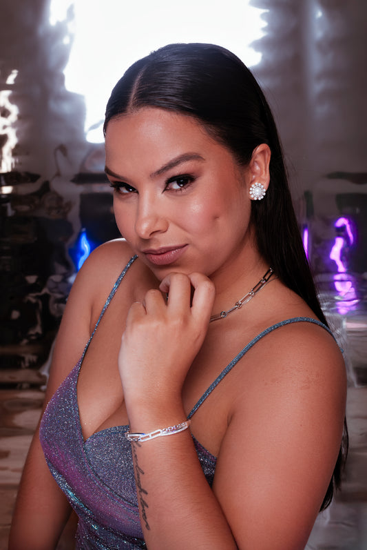 Bracelete Cruzado con Zirconias