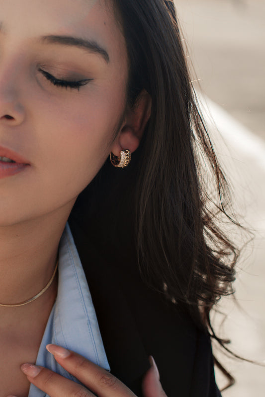 Caravanas Gruesa Vazada