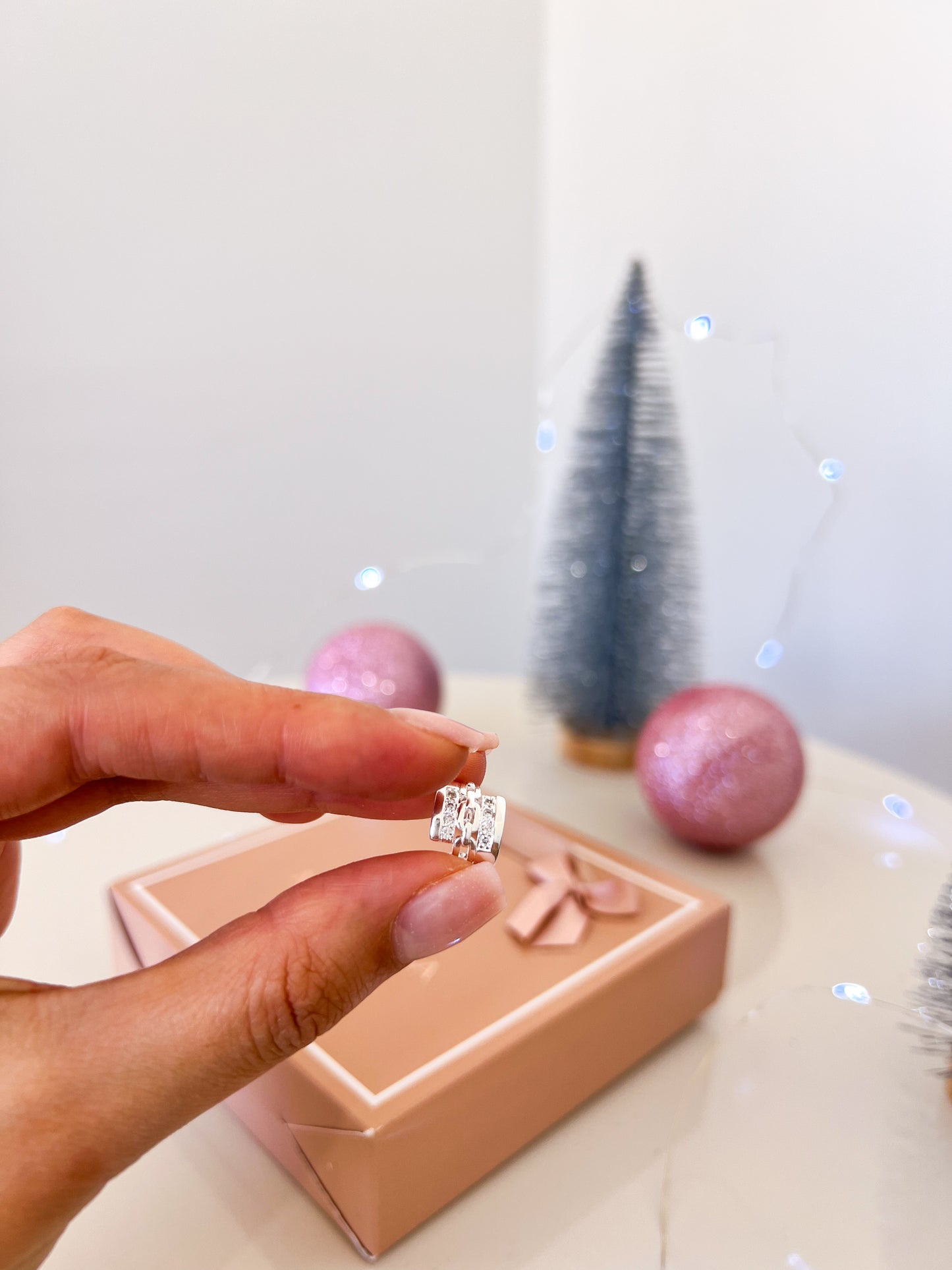 Piercing de corrente de zircônia
