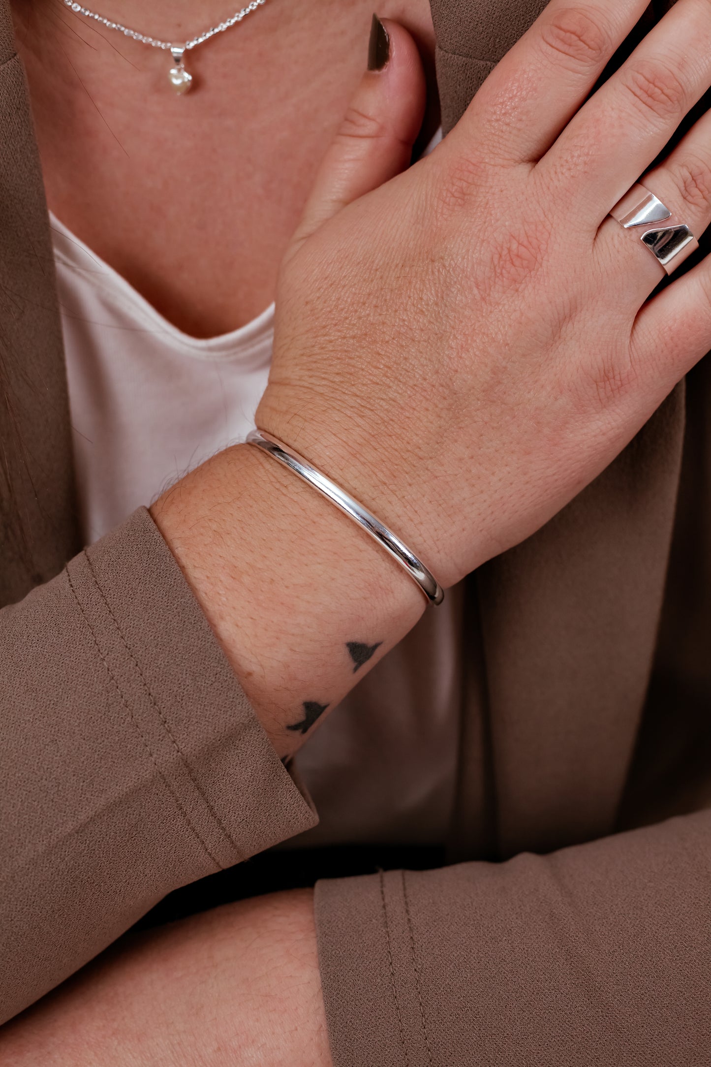 Pulseira de tubo liso