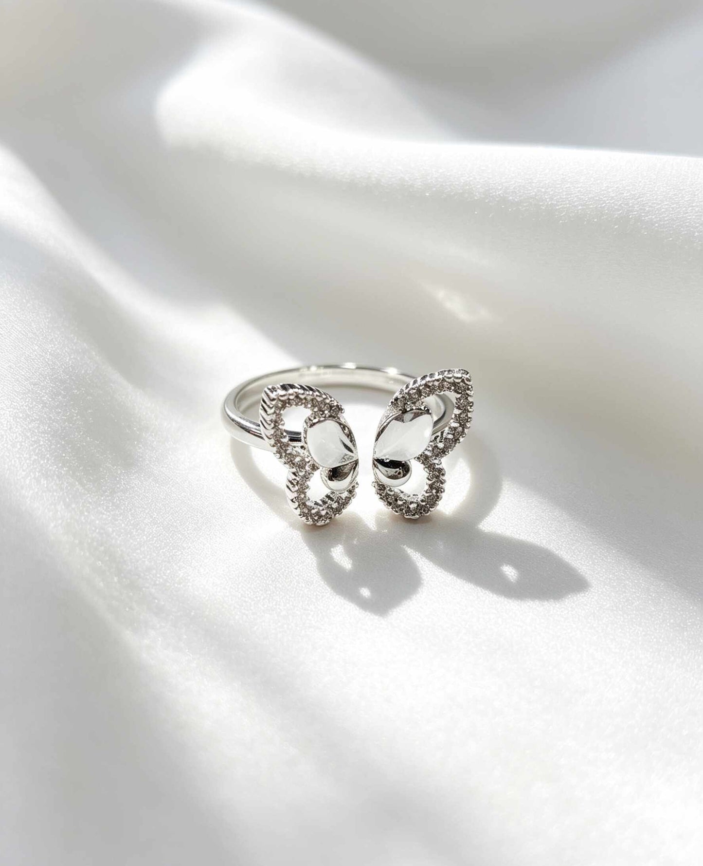 Anillo Mariposa con circonias