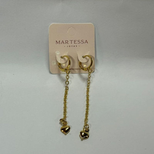 Argola pendente cora