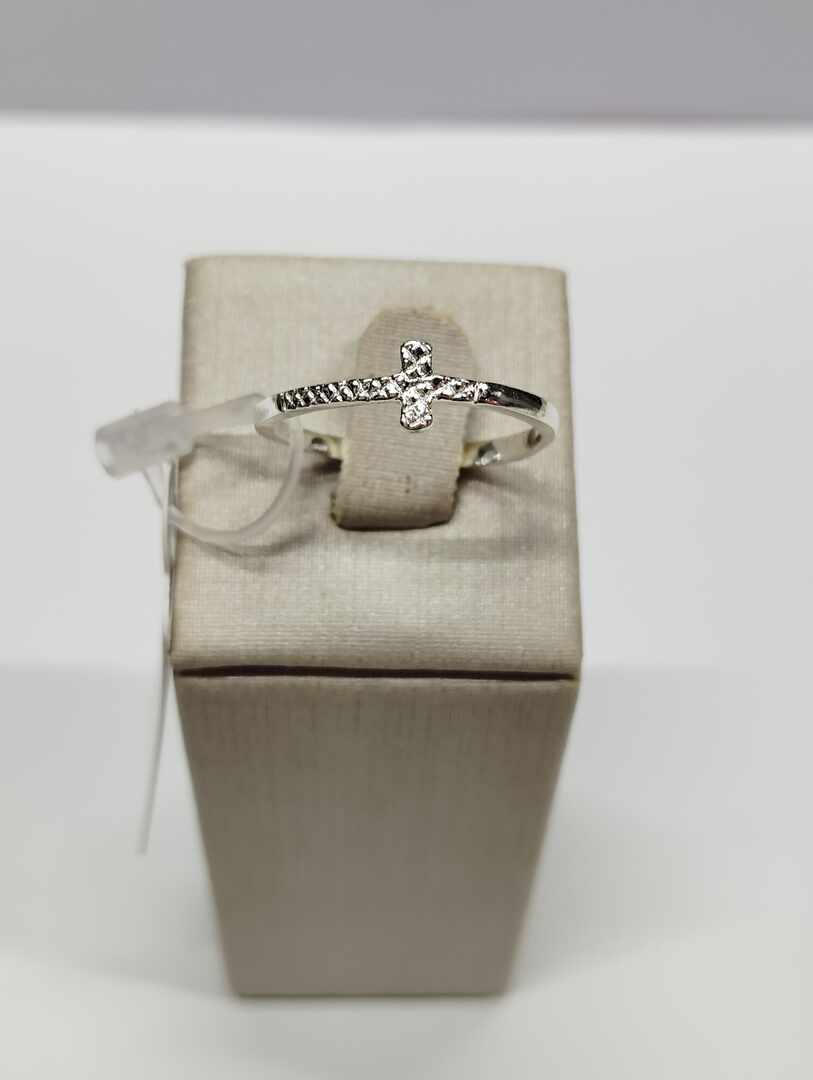 Anel Cruz texturizada