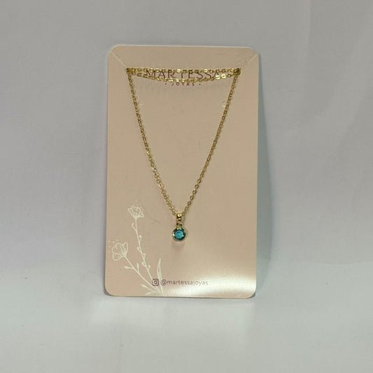 Colar blue stone