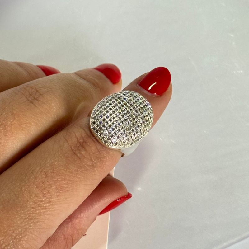 ANEL OVAL ZIRCONIAS