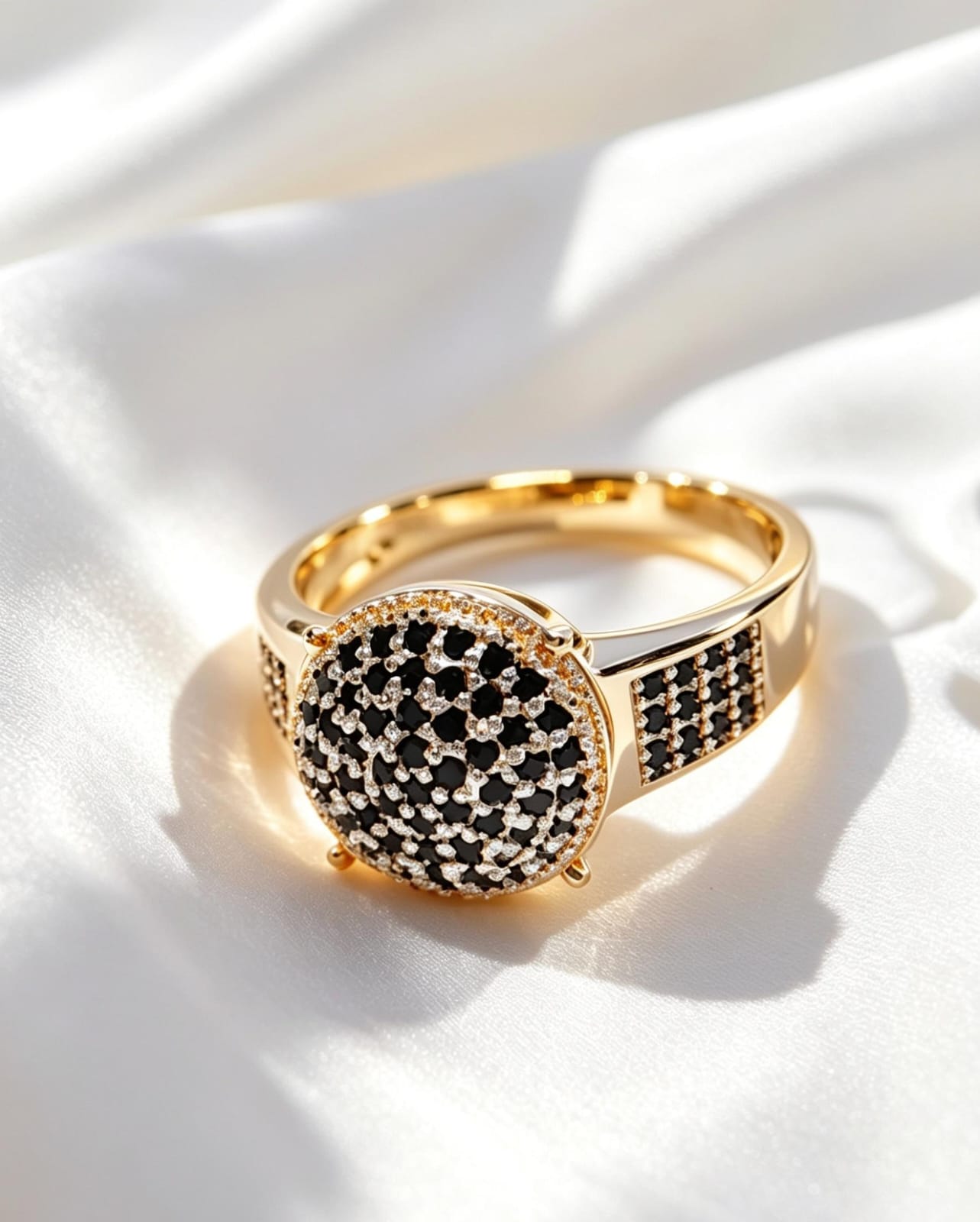 Anel zirconias black