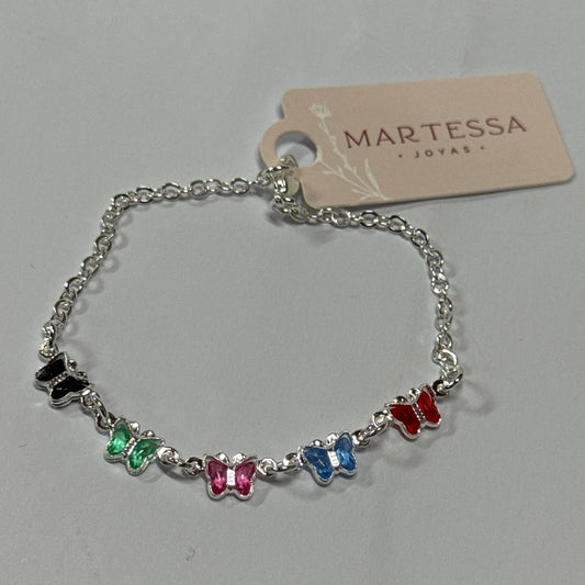 Pulseira borboleta color
