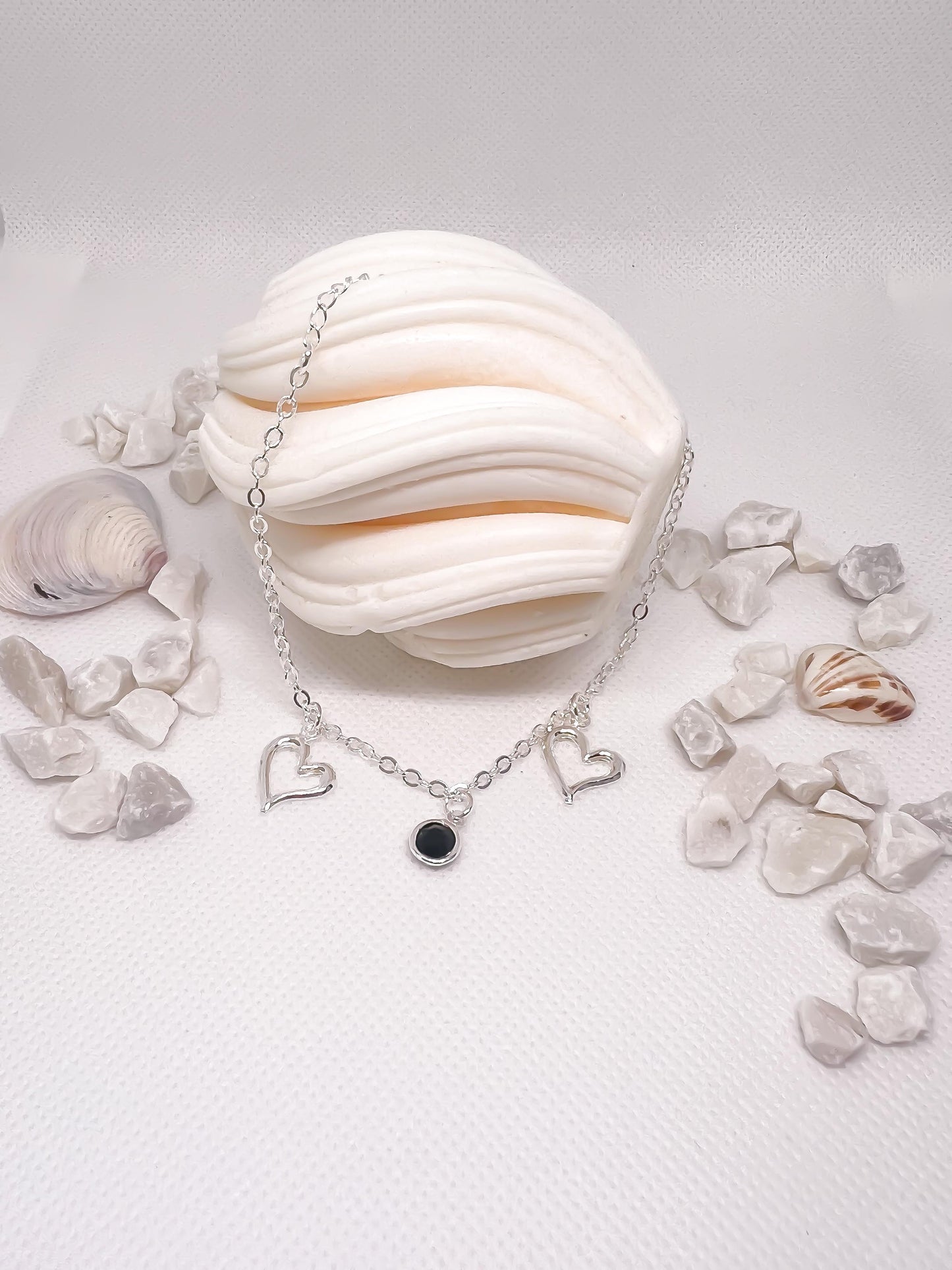 Pulseira Coração Preto