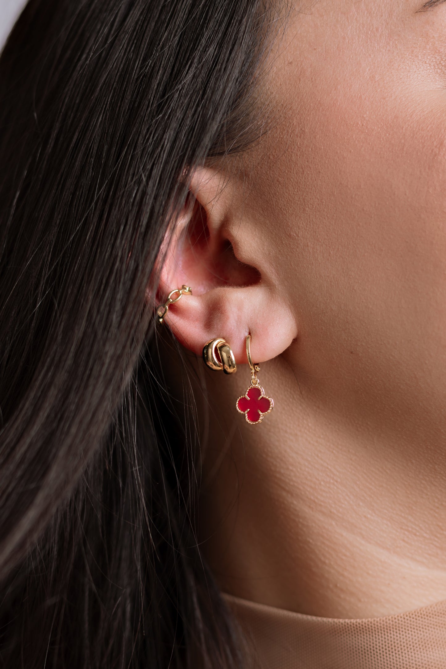 Aro de tréboles coloridos