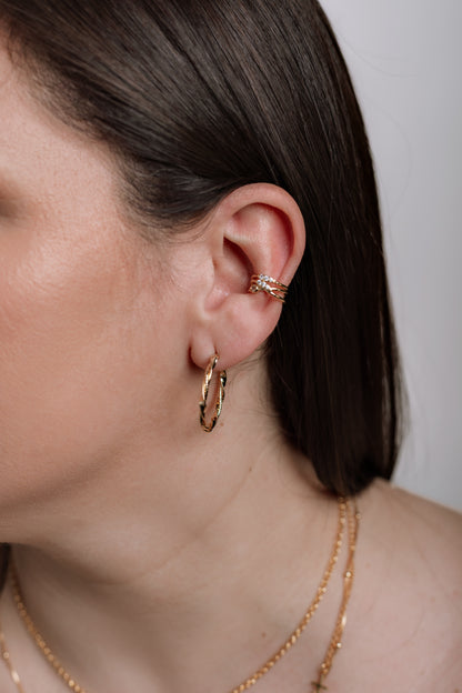 Piercing fake brillo