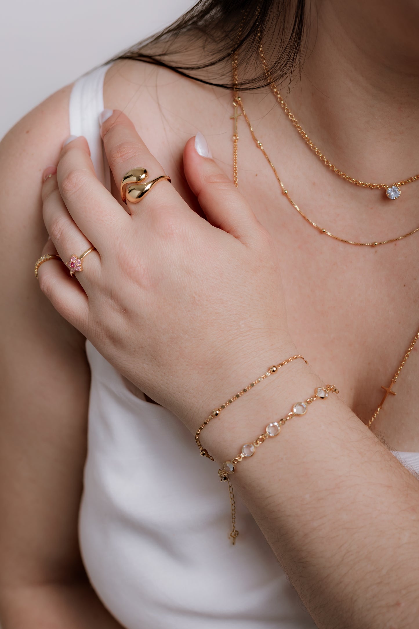 Pulsera Esferas Brillantes