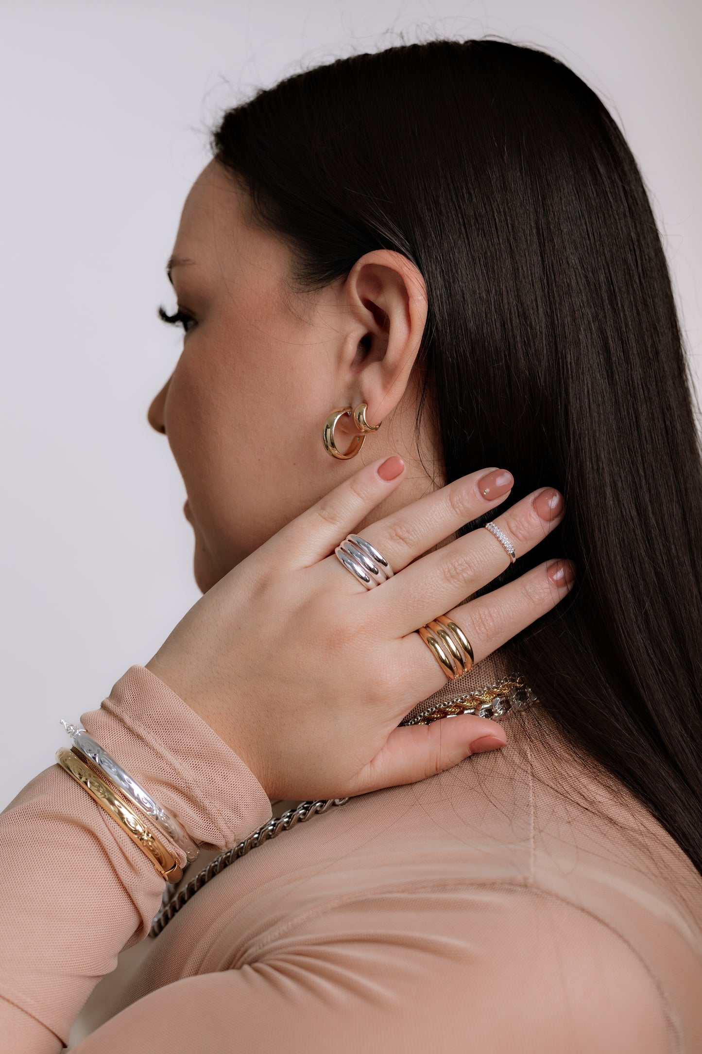 Brazalete Textura Elegante