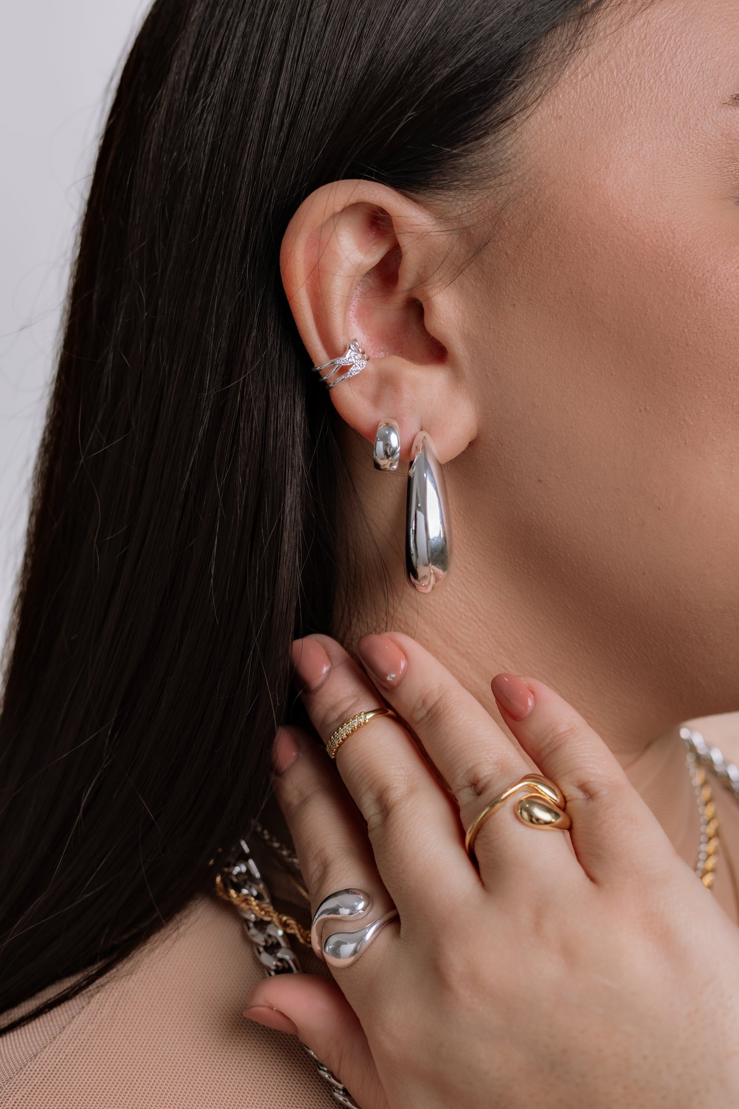 Piercing fake brillo