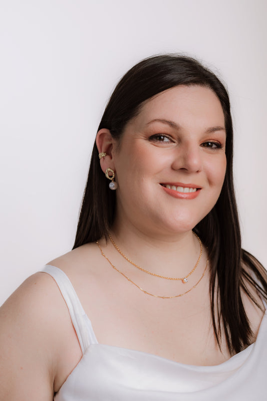 Caravana orgánica con perla