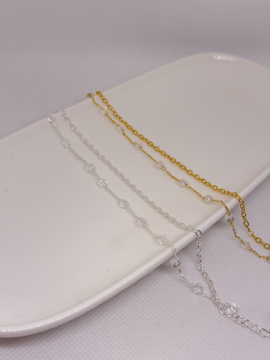 Pulsera Doble Cristal