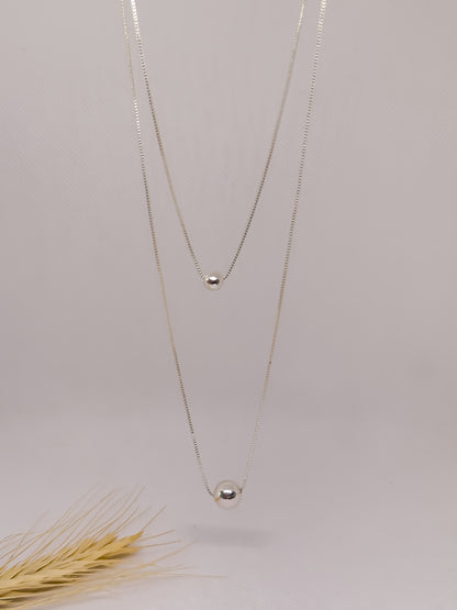 Collar Doble Esferas