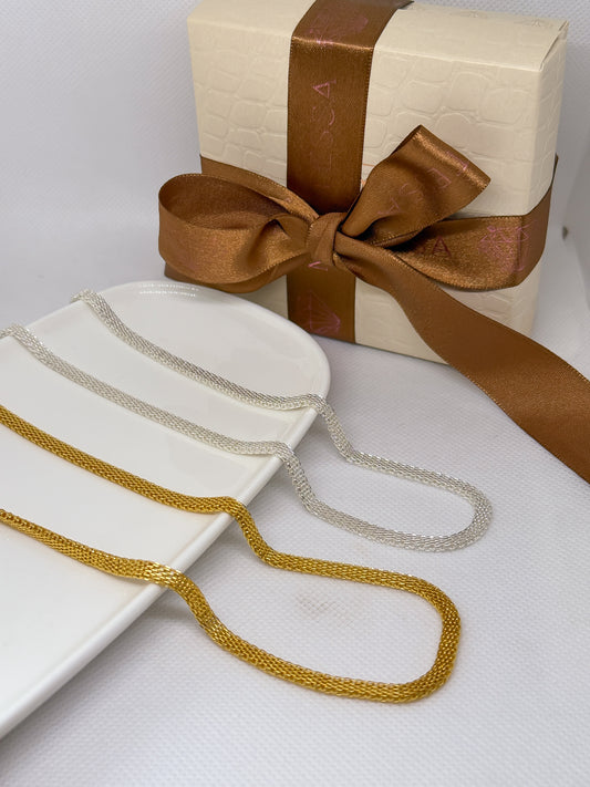 Collar cinta texturizada