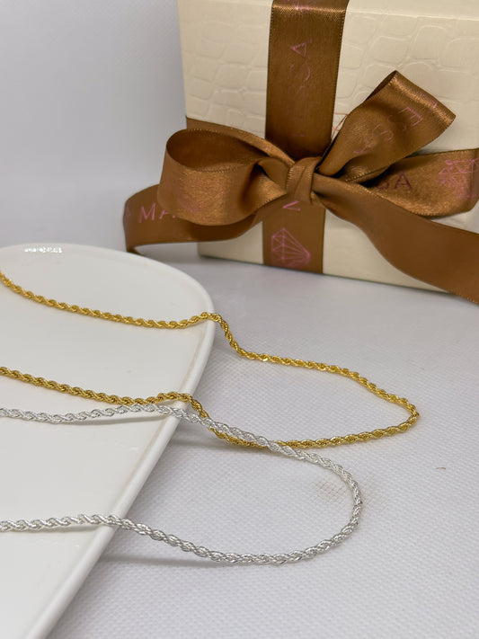 Collar cordón baiano fino