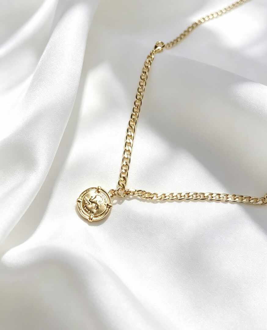 Pulsera con eslabones y dije central