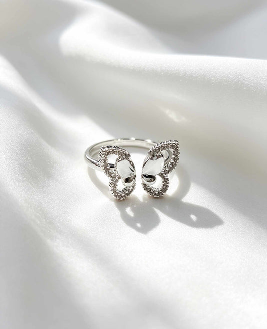 Anillo Mariposa con circonias 