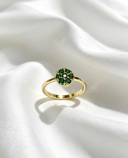 Anel chuveiro verde