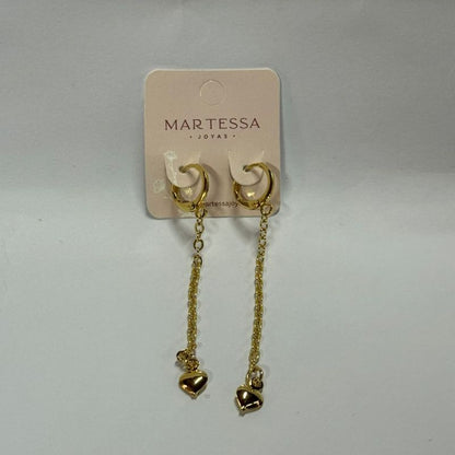 Argola pendente cora