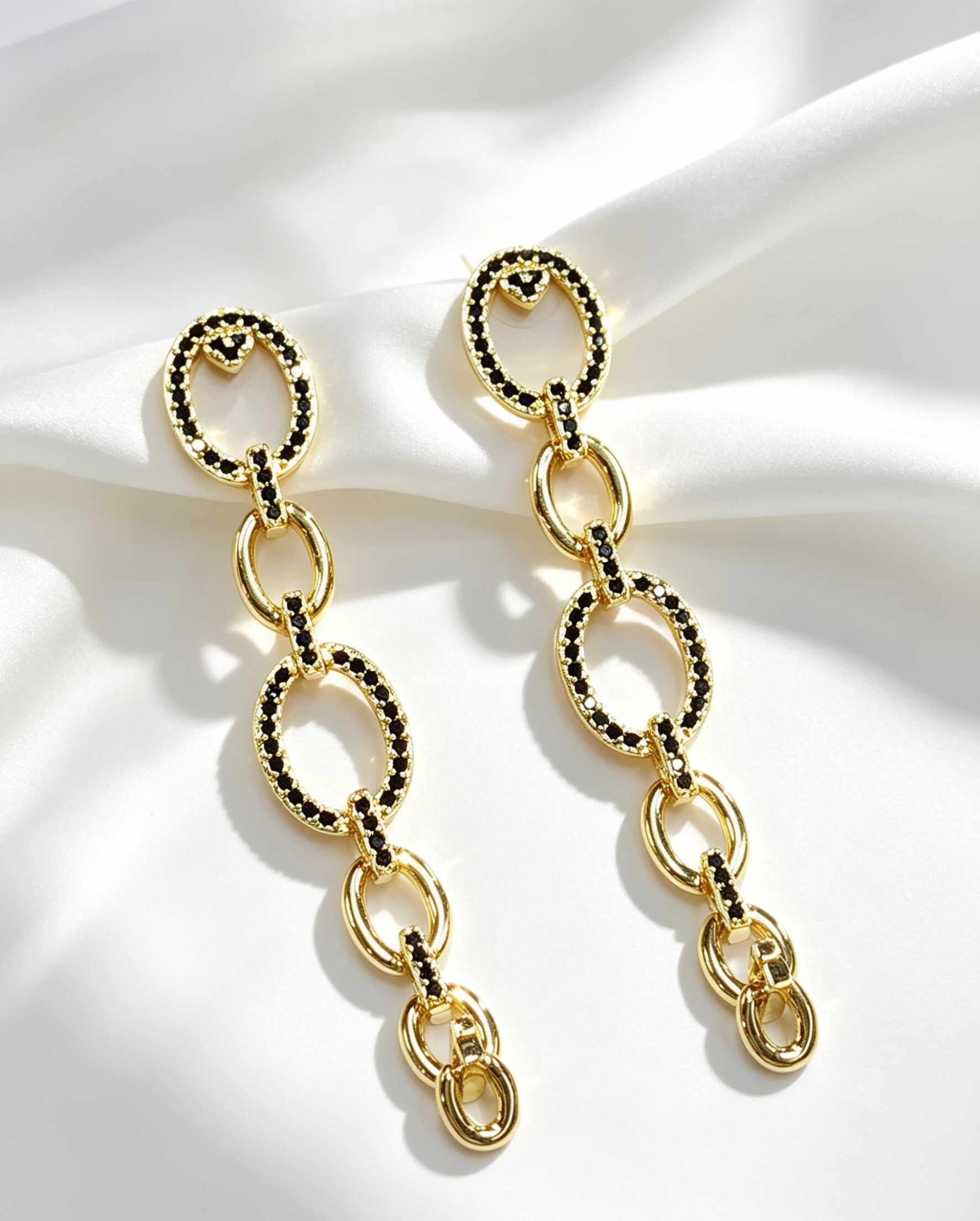 Argola pendente elos black
