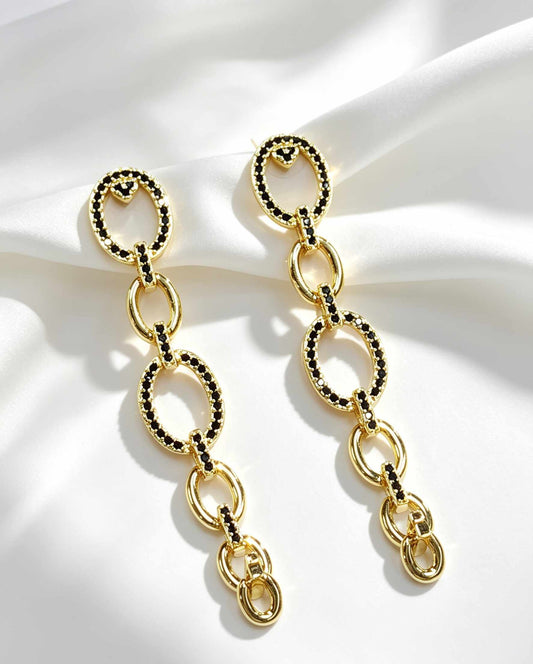 Argola pendente elos black