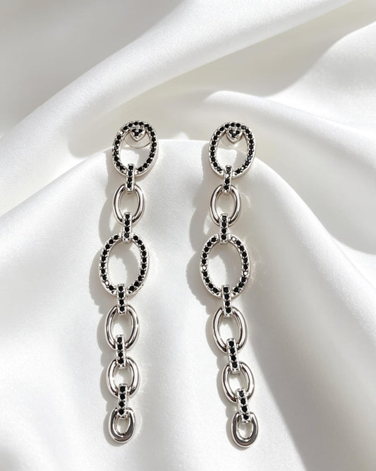 Argola pendente elos black
