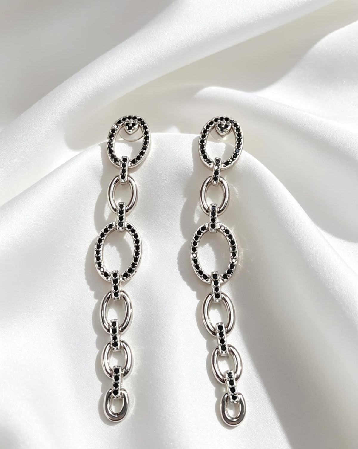 Argola pendente elos black