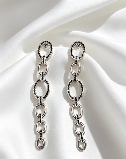 Argola pendente elos black