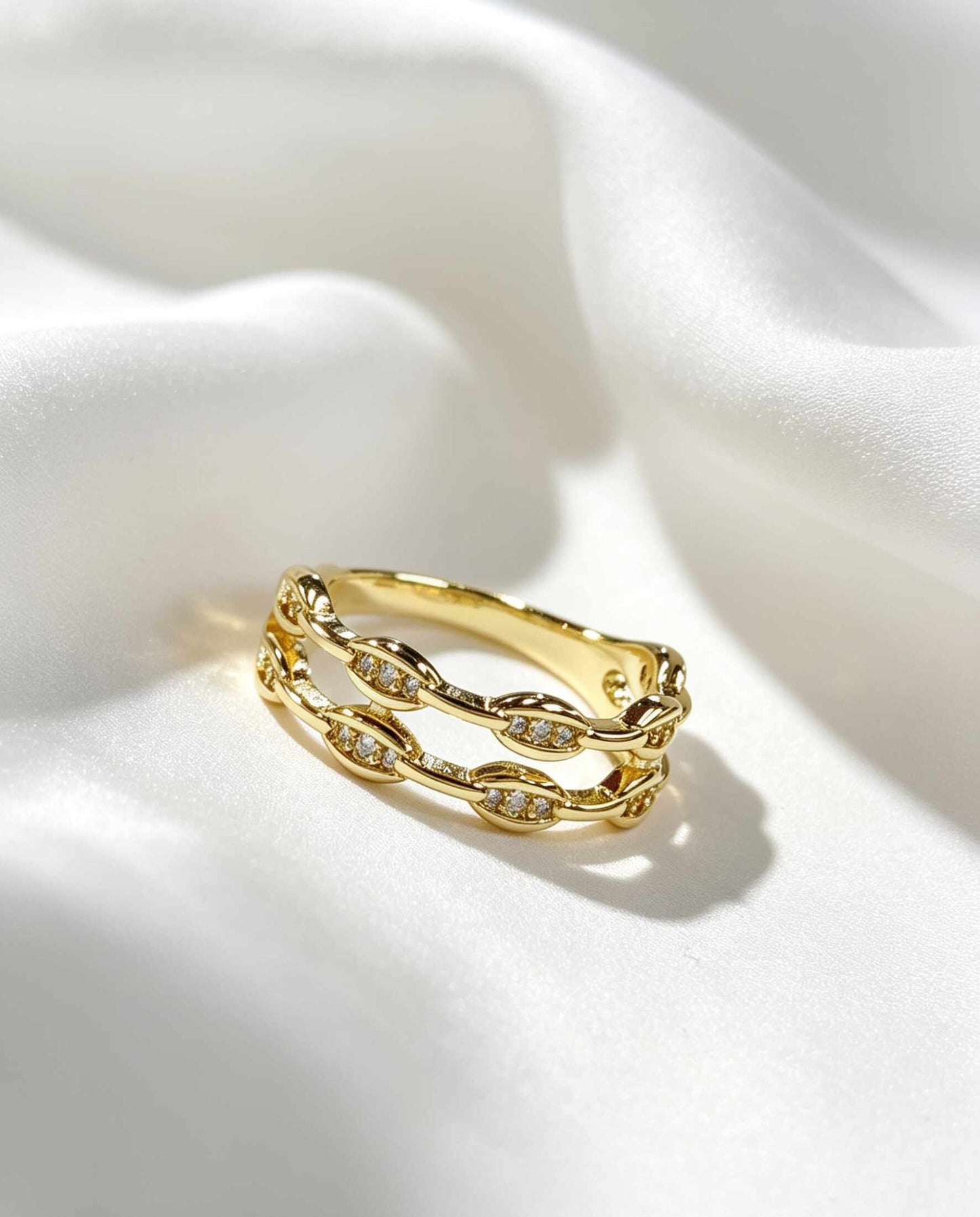 ANEL DOBLE ZIRCONIAS