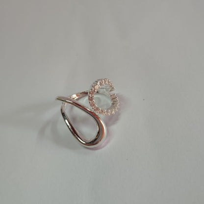 Anel duplo liso zirc