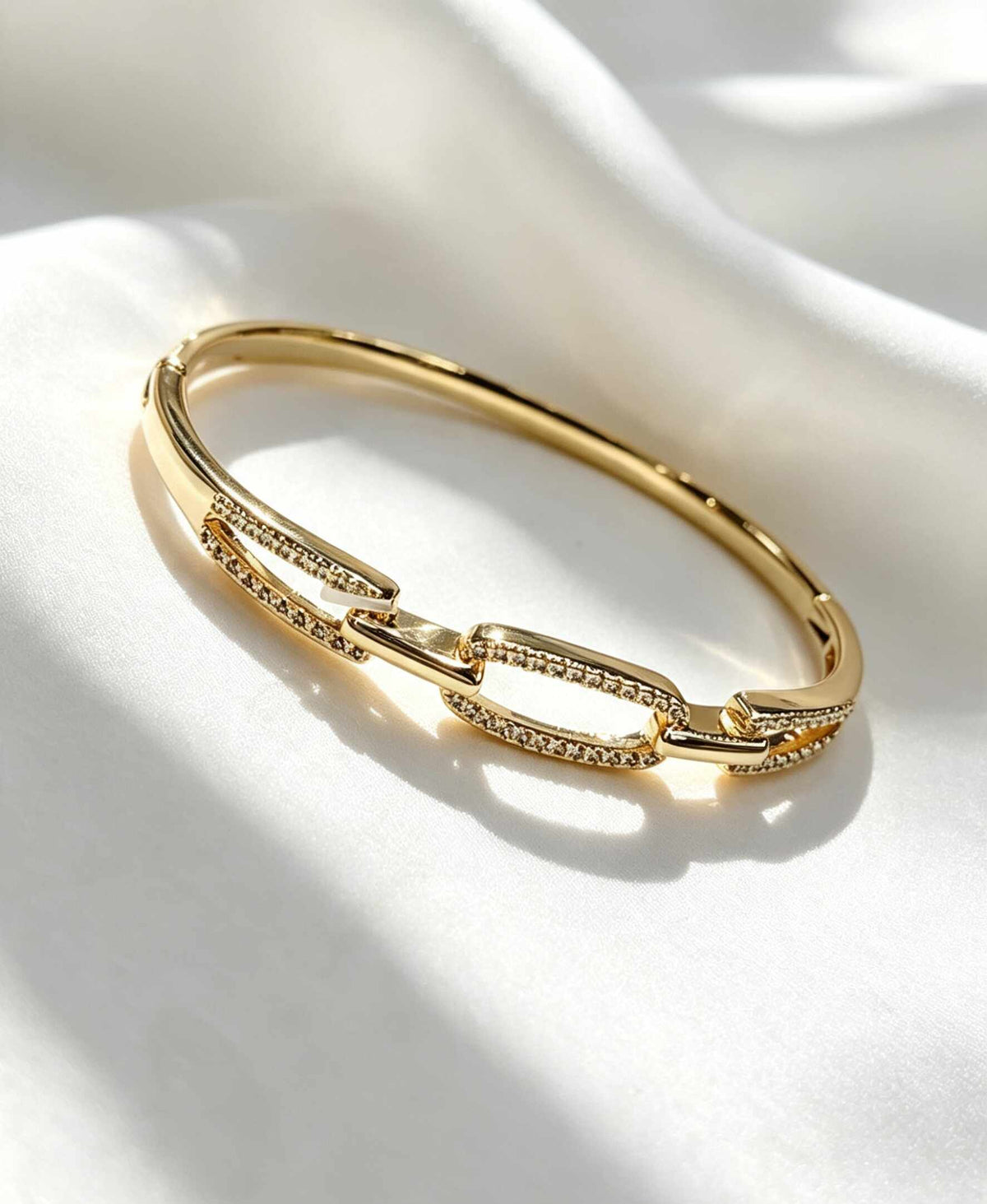 BRACELETE ELOS CRAVEJADOS