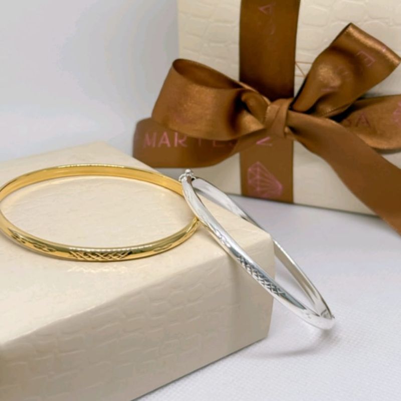 Bracelete fino texturizado