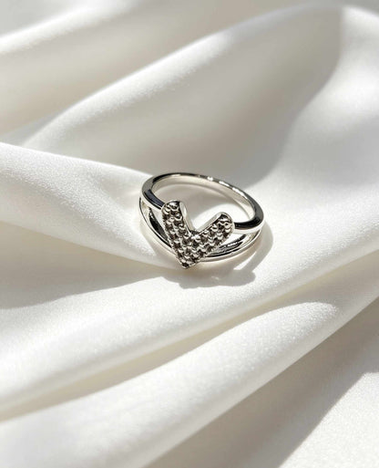 Anel heart zirconias
