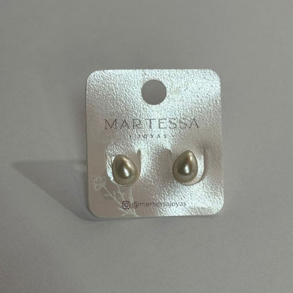 Brinco pérola gota M
