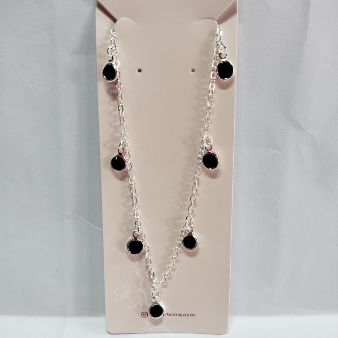 Colar black stone