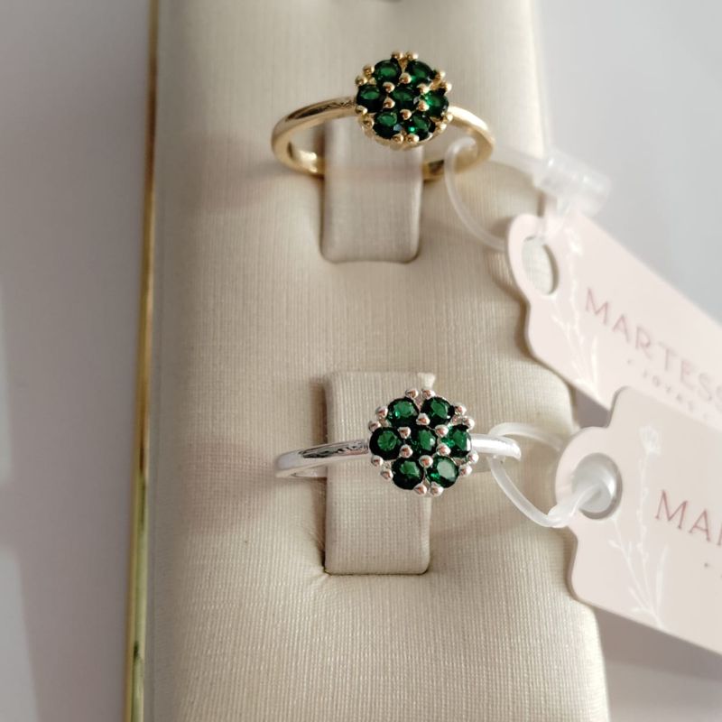 Anel  chuveiro verde