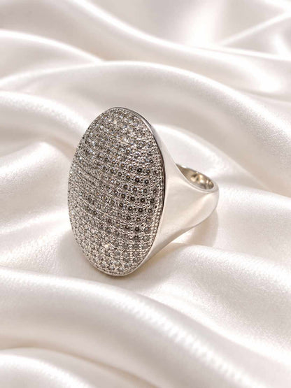 ANEL OVAL ZIRCONIAS