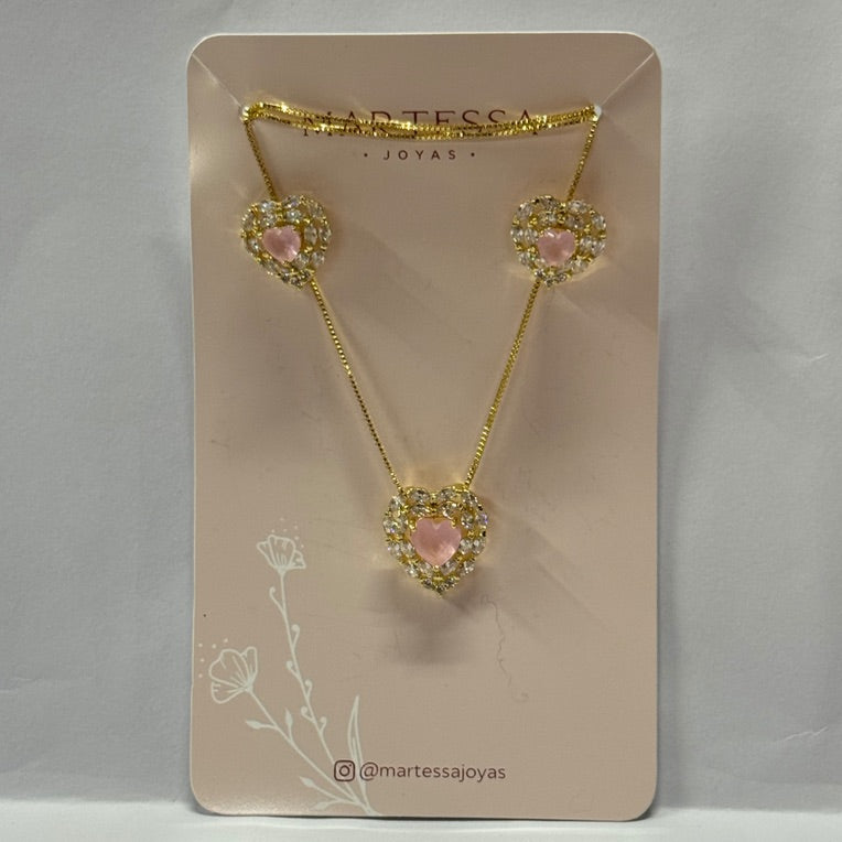 Conjunto cora pink