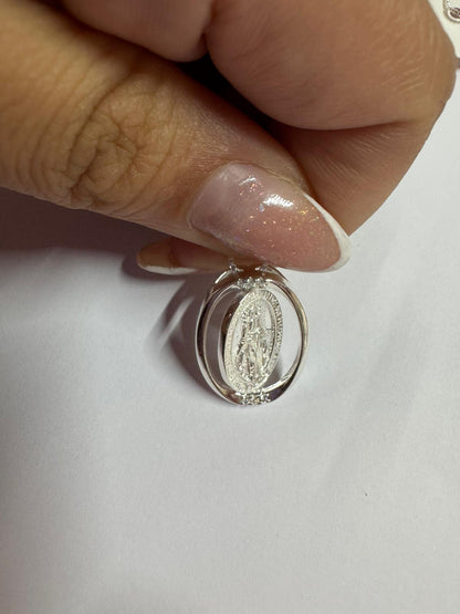 Medalla giratoria Virgen María 