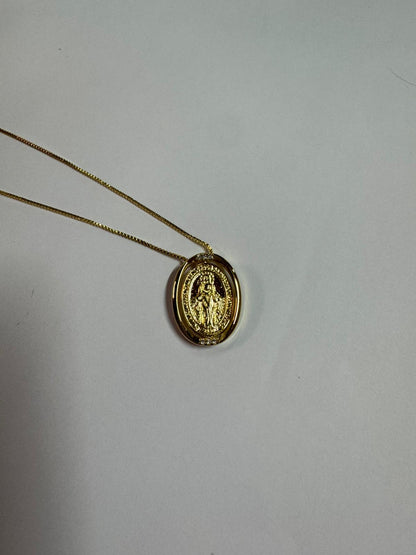 Medalla giratoria Virgen María