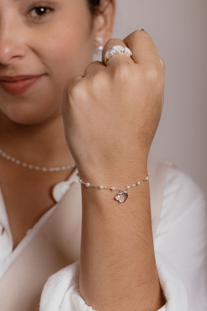 Perlas y corazon