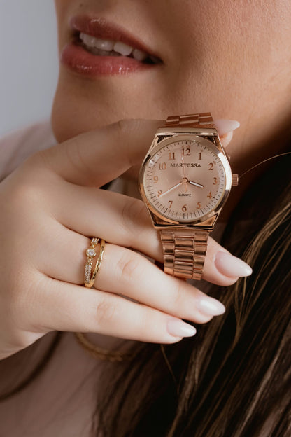 Reloj femenino rosé 