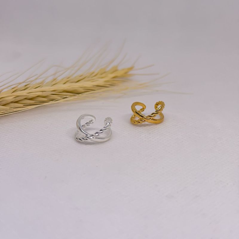 Piercing cruzado ondulado