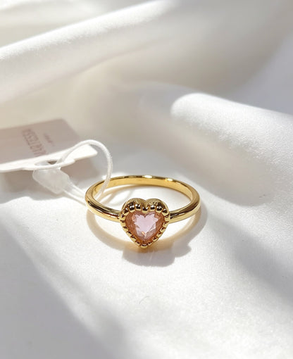 ANEL ZIRCONIA DE CORAZON