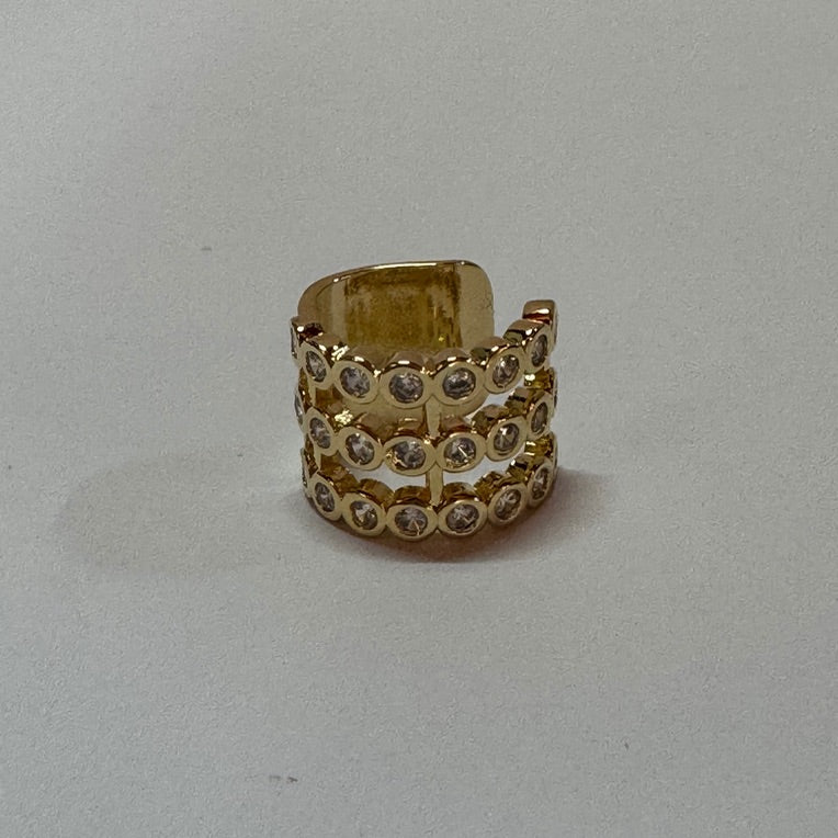 Piercing triplo zirconias