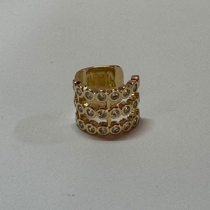 Piercing triplo zirconias